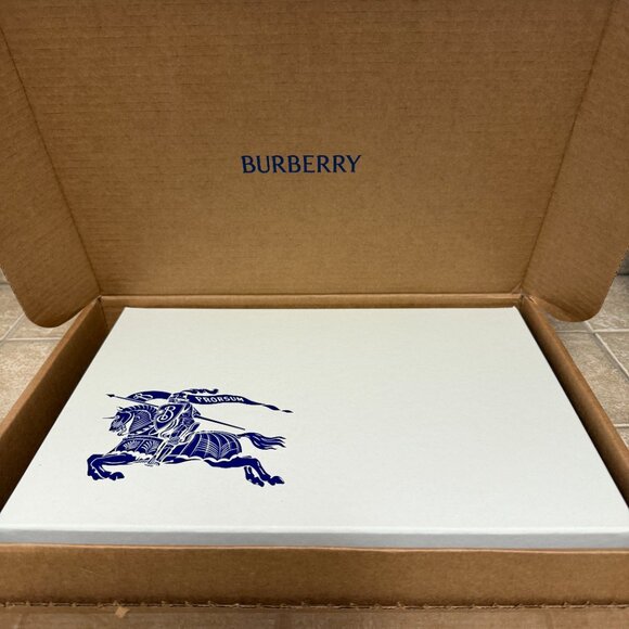 Burberry Robert Check Long Sleeve Button Up Shirt Men’s NEW Stone Grey XL - Picture 4 of 8